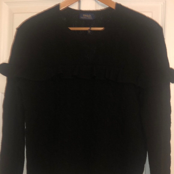 Polo by Ralph Lauren black sweater. - Picture 11 of 11